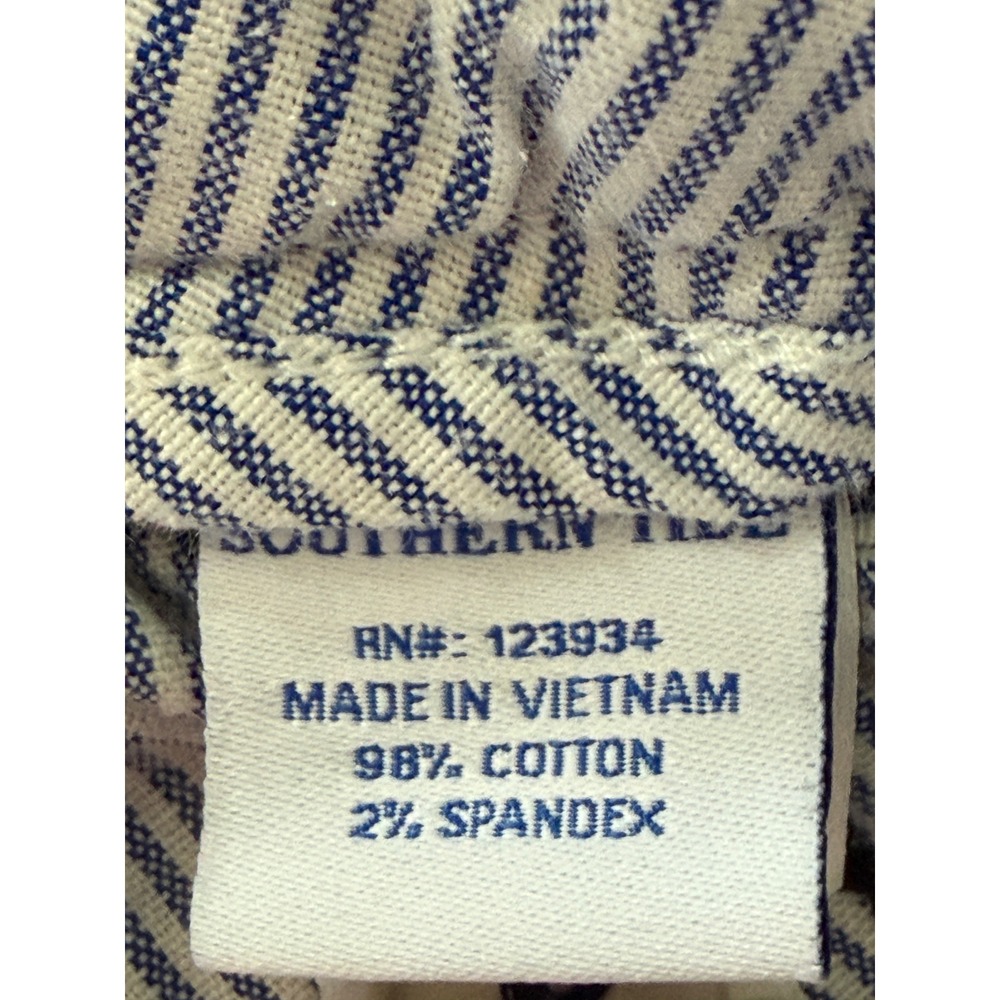 Southern Tide Leah Skipjack Navy Blue Chino Shorts Womens 6 Stretch Cotton Twill - Picture 6 of 8